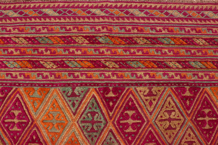 Multi Colored Mashwani 6' 10 x 8' 10 - No. 63392 - ALRUG Rug Store