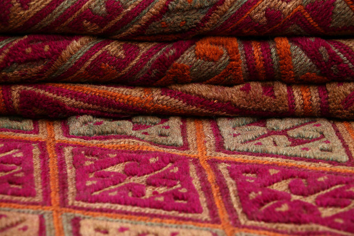 Multi Colored Mashwani 6'  10" x 8'  10" - No. QA24973