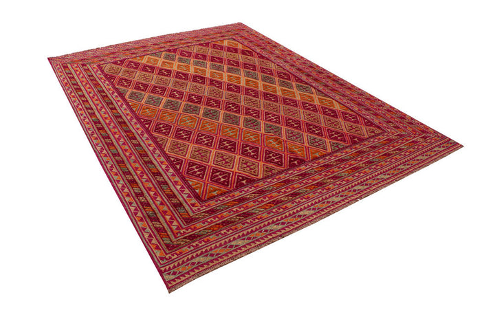 Multi Colored Mashwani 6'  10" x 8'  10" - No. QA24973