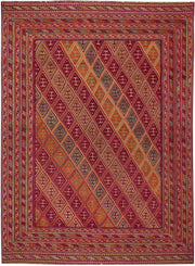 Multi Colored Mashwani 6'  10" x 8'  10" - No. QA24973