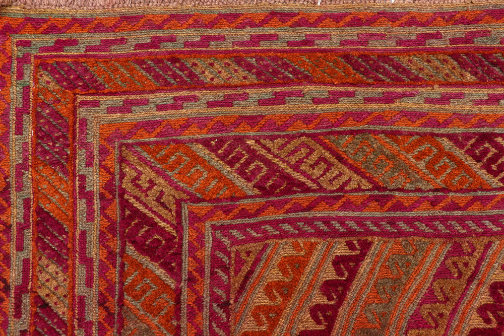 Multi Colored Mashwani 6' 8 x 8' 10 - No. 63393 - ALRUG Rug Store