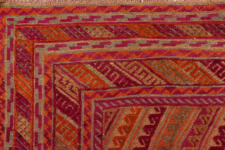 Multi Colored Mashwani 6' 8 x 8' 10 - No. 63393 - ALRUG Rug Store