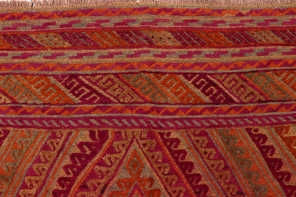 Multi Colored Mashwani 6' 8 x 8' 10 - No. 63393 - ALRUG Rug Store