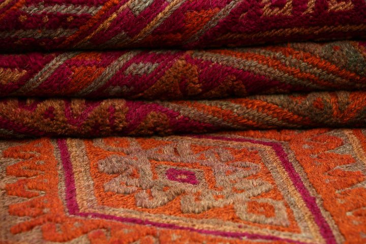 Multi Colored Mashwani 6' 8 x 8' 10 - No. 63393 - ALRUG Rug Store