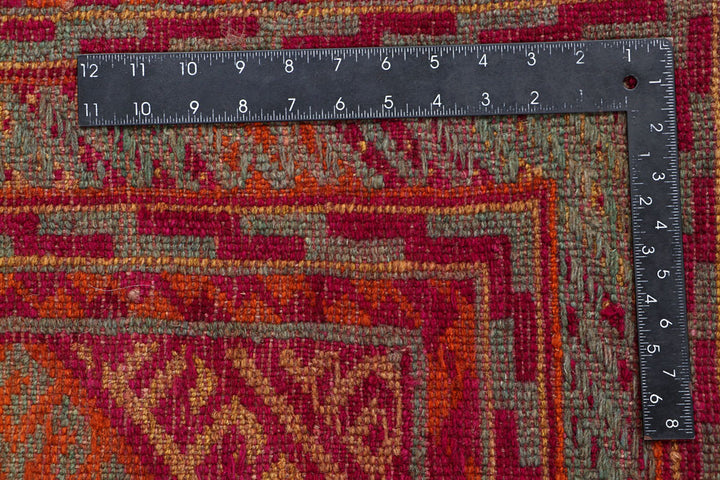 Multi Colored Mashwani 6' 8 x 8' 10 - No. 63393 - ALRUG Rug Store
