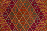 Multi Colored Mashwani 6' 8 x 8' 9 - No. 63394 - ALRUG Rug Store
