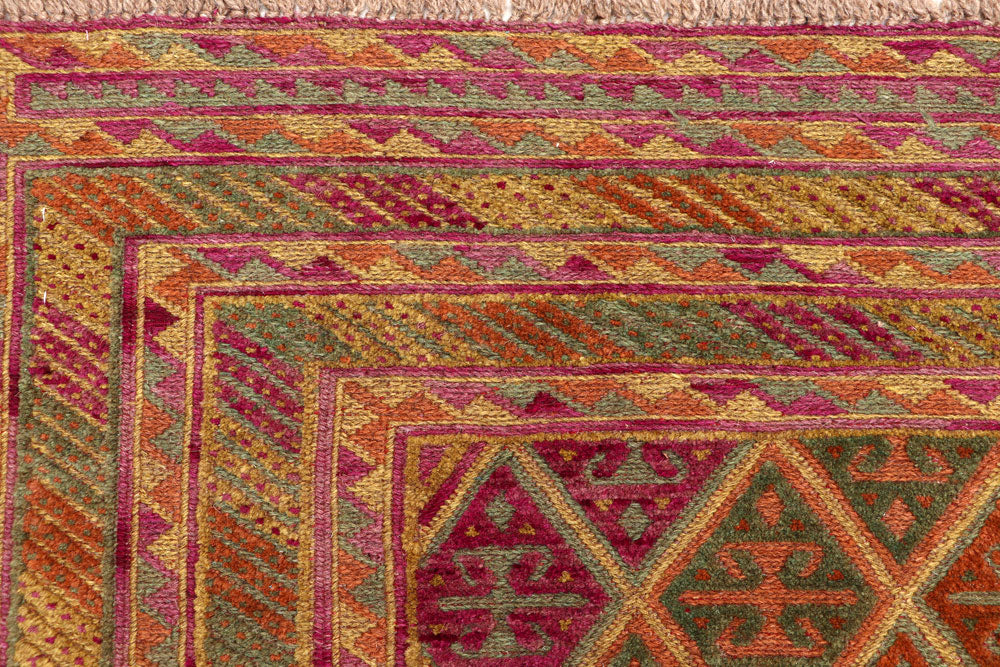 Multi Colored Mashwani 6' 5 x 8' 11 - No. 63395 - ALRUG Rug Store