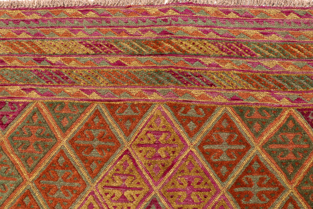 Multi Colored Mashwani 6' 5 x 8' 11 - No. 63395 - ALRUG Rug Store