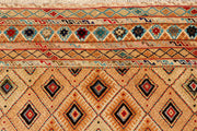 Multi Colored Mashwani 5' x 6' 6 - No. 63397 - ALRUG Rug Store