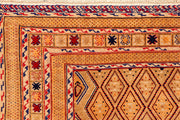 Multi Colored Mashwani 4' 10 x 6' 1 - No. 63402