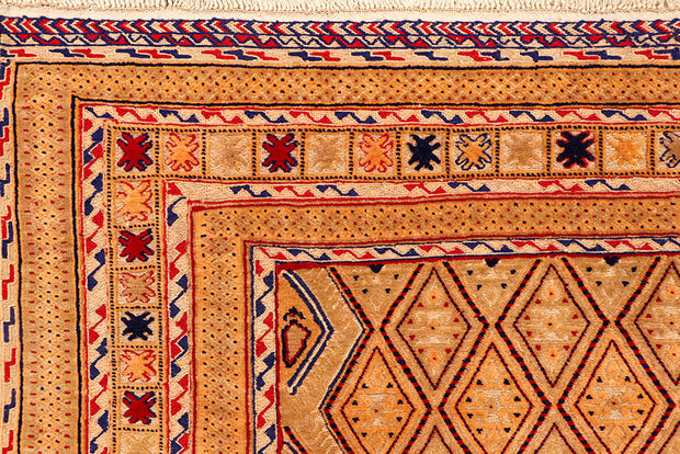Multi Colored Mashwani 4' 10 x 6' 1 - No. 63402