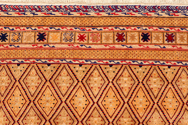 Multi Colored Mashwani 4' 10 x 6' 1 - No. 63402