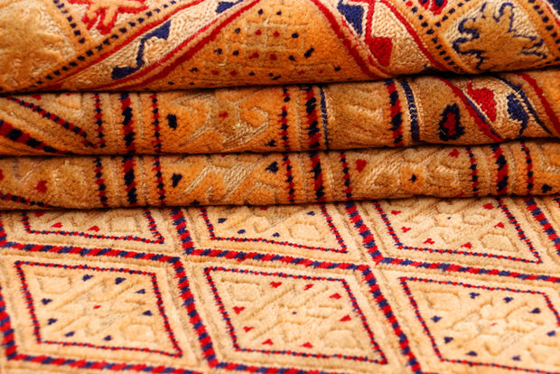 Multi Colored Mashwani 4' 10 x 6' 1 - No. 63402
