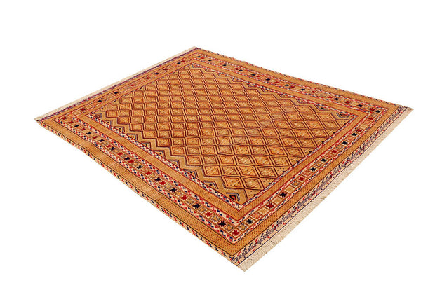 Multi Colored Mashwani 4' 10 x 6' 1 - No. 63402