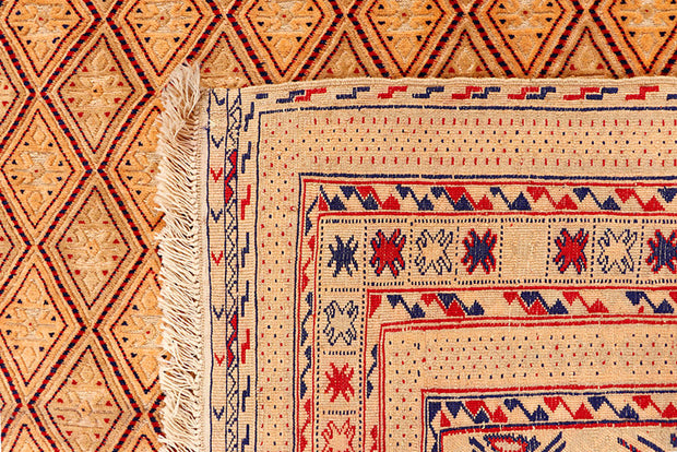 Multi Colored Mashwani 4' 10 x 6' 1 - No. 63402