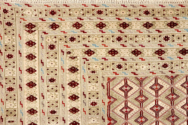 Multi Colored Mashwani 6' 9 x 9' 4 - No. 63406 - ALRUG Rug Store