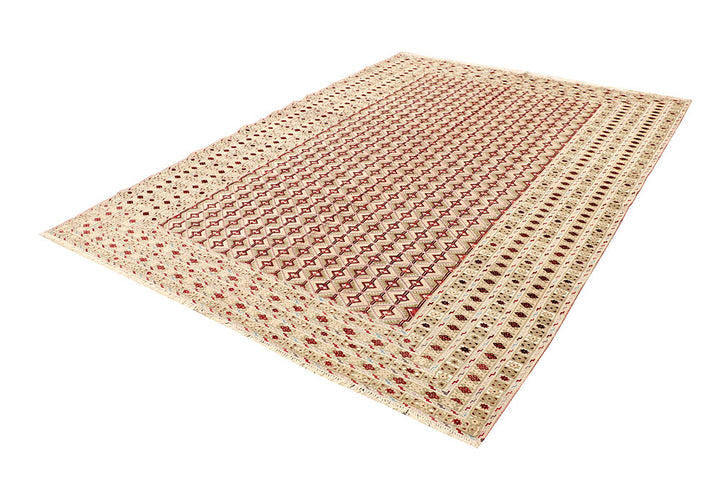 Multi Colored Mashwani 6' 9 x 9' 4 - No. 63406 - ALRUG Rug Store