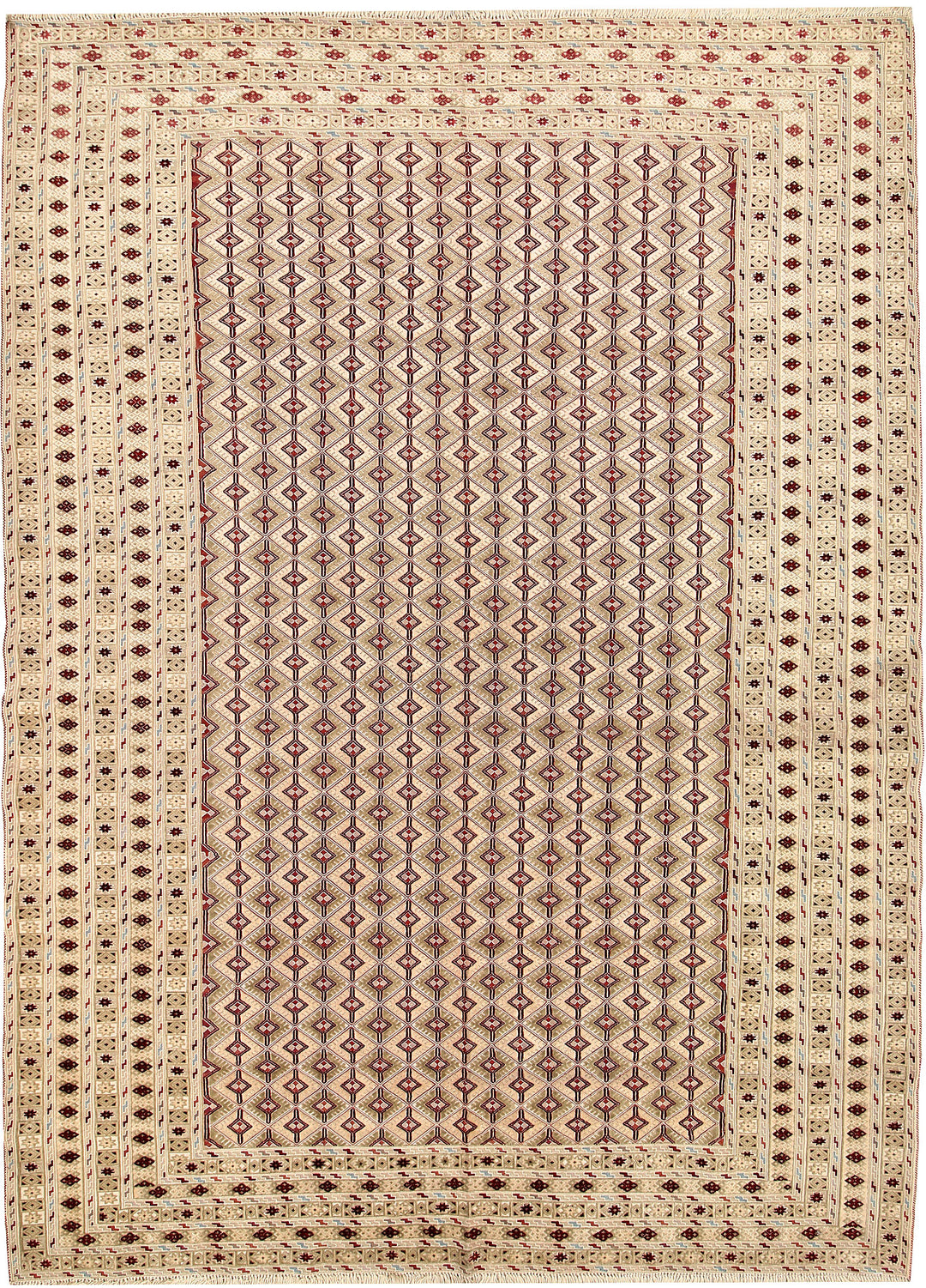 Multi Colored Mashwani 6' 9 x 9' 4 - No. 63406 - ALRUG Rug Store