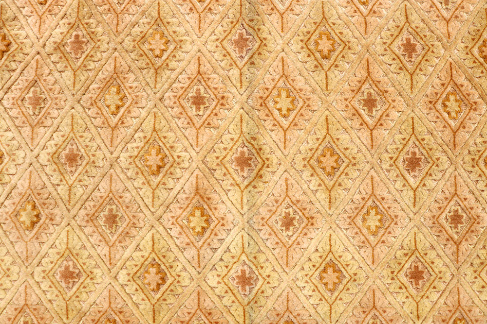 Navajo White Mashwani 6' 8 x 9' 3 - No. 63408 - ALRUG Rug Store