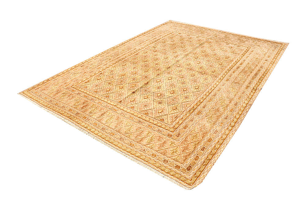 Navajo White Mashwani 6' 8 x 9' 3 - No. 63408 - ALRUG Rug Store