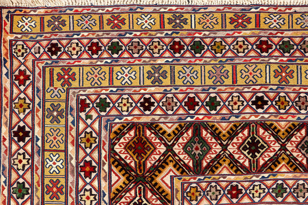 Multi Colored Mashwani 6' 7 x 9' 5 - No. 63409 - ALRUG Rug Store