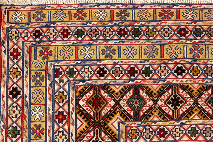 Multi Colored Mashwani 6' 7 x 9' 5 - No. 63409 - ALRUG Rug Store