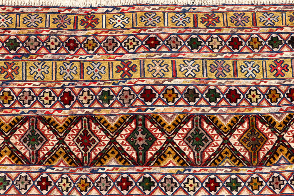 Multi Colored Mashwani 6' 7 x 9' 5 - No. 63409 - ALRUG Rug Store