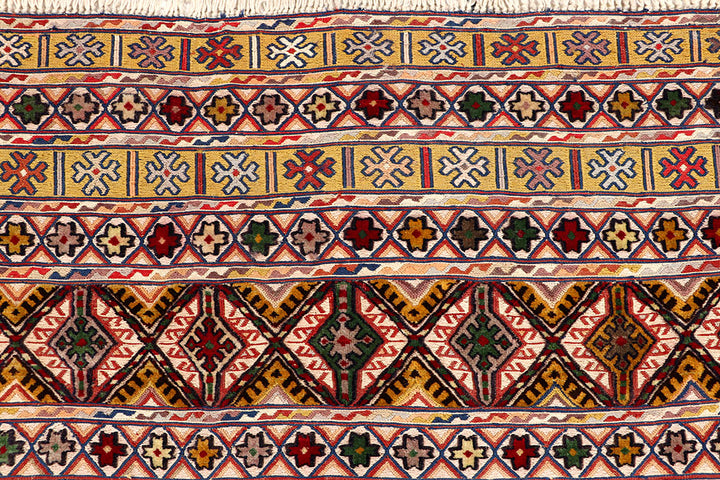 Multi Colored Mashwani 6' 7 x 9' 5 - No. 63409 - ALRUG Rug Store