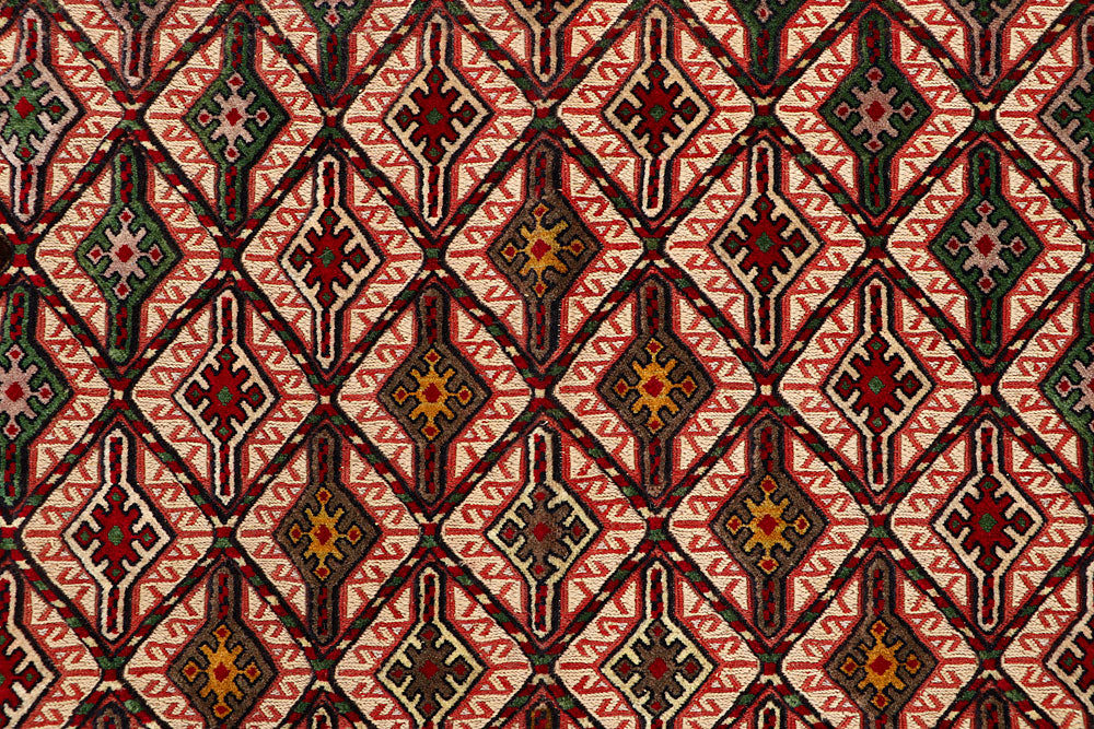 Multi Colored Mashwani 6' 7 x 9' 5 - No. 63409 - ALRUG Rug Store