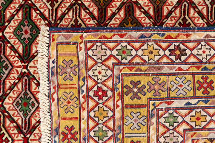 Multi Colored Mashwani 6' 7 x 9' 5 - No. 63409 - ALRUG Rug Store