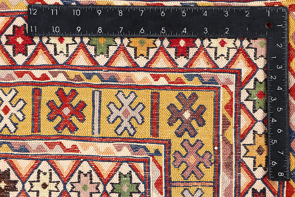 Multi Colored Mashwani 6' 7 x 9' 5 - No. 63409 - ALRUG Rug Store