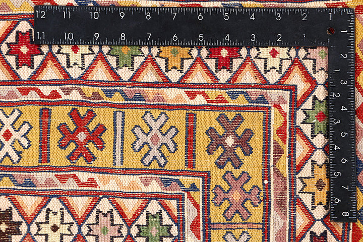 Multi Colored Mashwani 6' 7 x 9' 5 - No. 63409 - ALRUG Rug Store