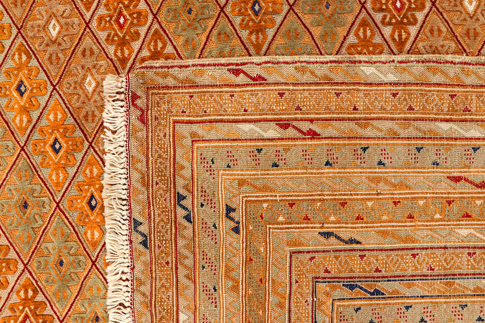 Multi Colored Mashwani 6' 4 x 9' 5 - No. 63410 - ALRUG Rug Store