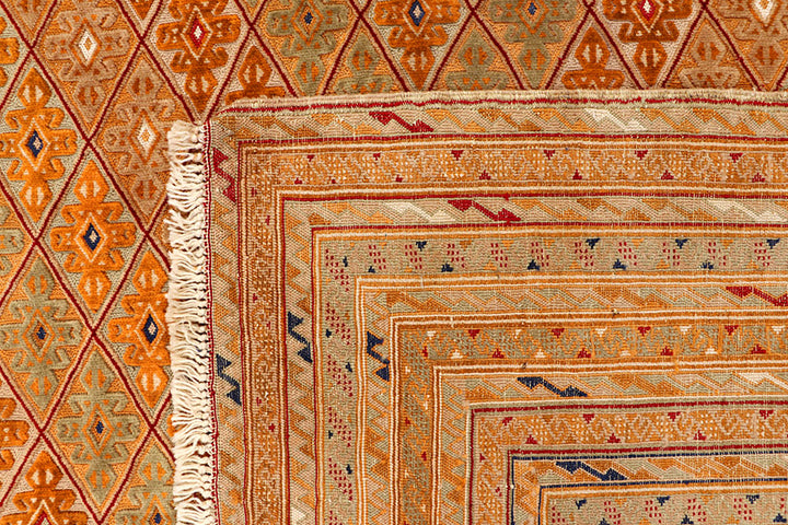 Multi Colored Mashwani 6' 4 x 9' 5 - No. 63410 - ALRUG Rug Store