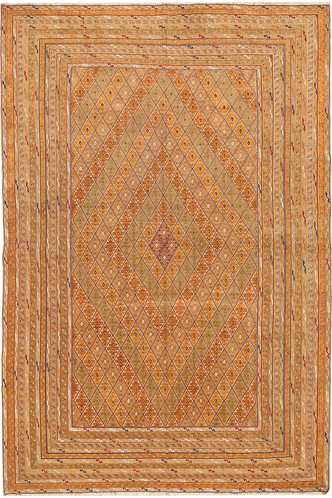 Multi Colored Mashwani 6' 4 x 9' 5 - No. 63410 - ALRUG Rug Store