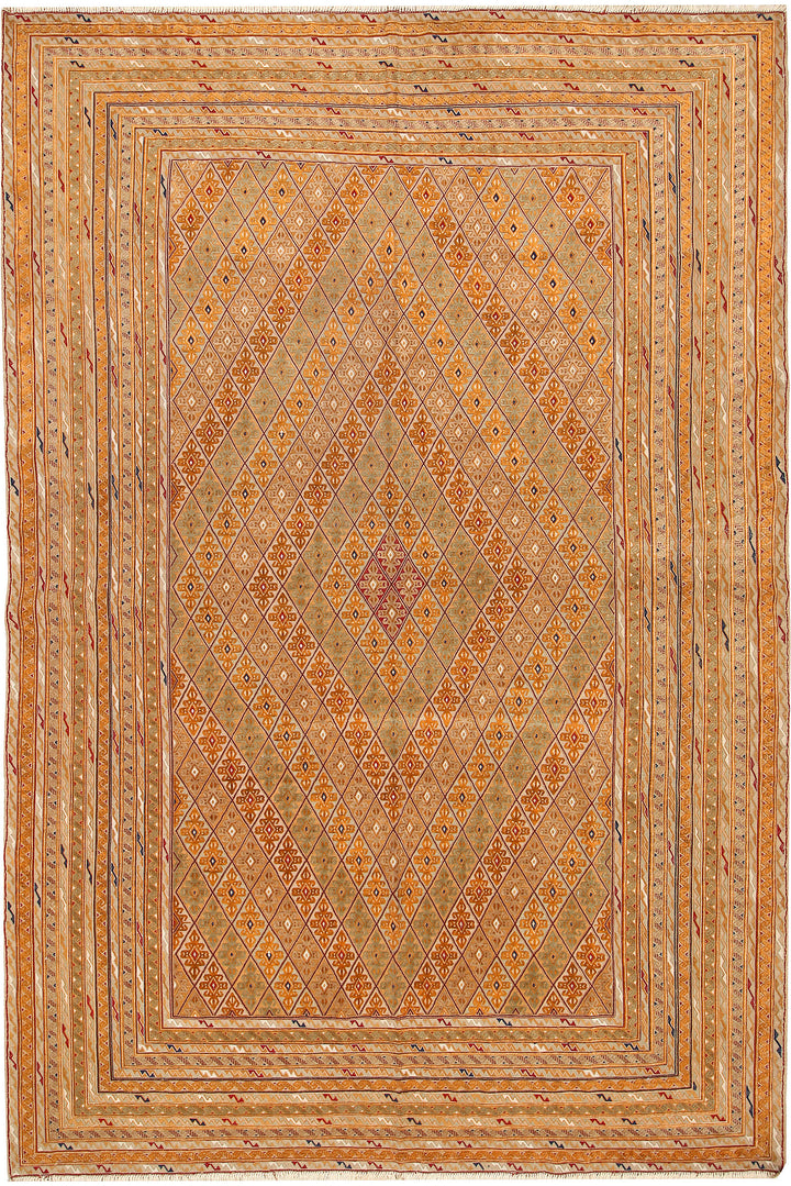 Multi Colored Mashwani 6' 4 x 9' 5 - No. 63410 - ALRUG Rug Store