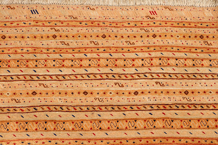 Navajo White Mashwani 10' 2 x 12' - No. 63411 - ALRUG Rug Store