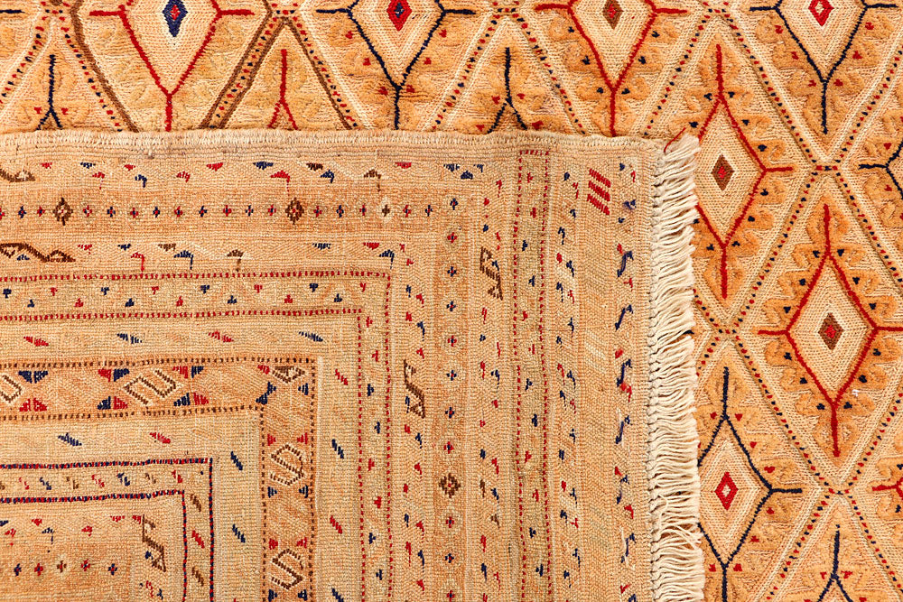 Navajo White Mashwani 10' 2 x 12' - No. 63411 - ALRUG Rug Store