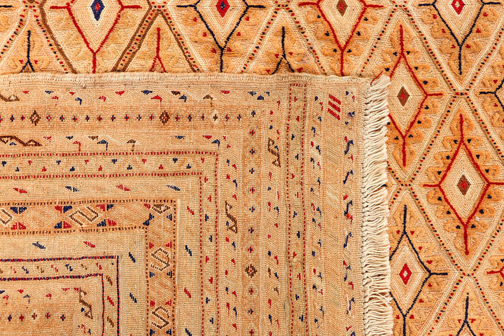 Navajo White Mashwani 10' 2 x 12' - No. 63411 - ALRUG Rug Store