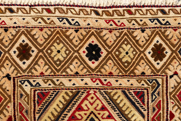 Multi Colored Mashwani 1' 11 x 6' - No. 63414 - ALRUG Rug Store