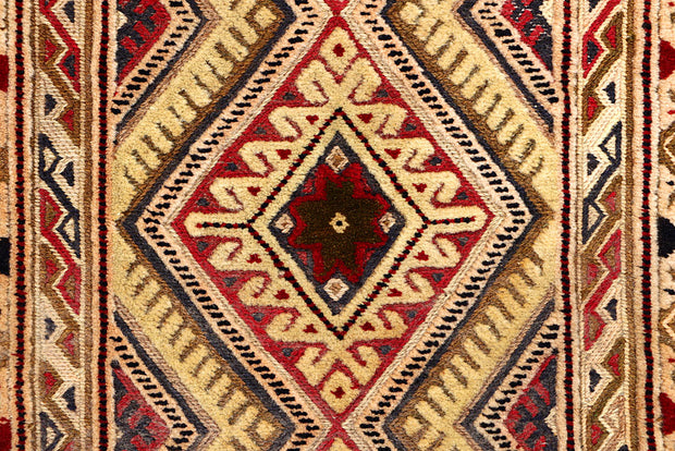 Multi Colored Mashwani 1' 11 x 6' - No. 63414 - ALRUG Rug Store
