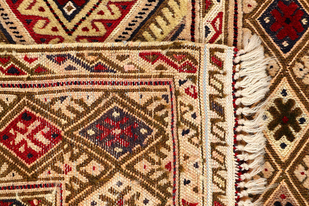 Multi Colored Mashwani 1' 11 x 6' - No. 63414 - ALRUG Rug Store