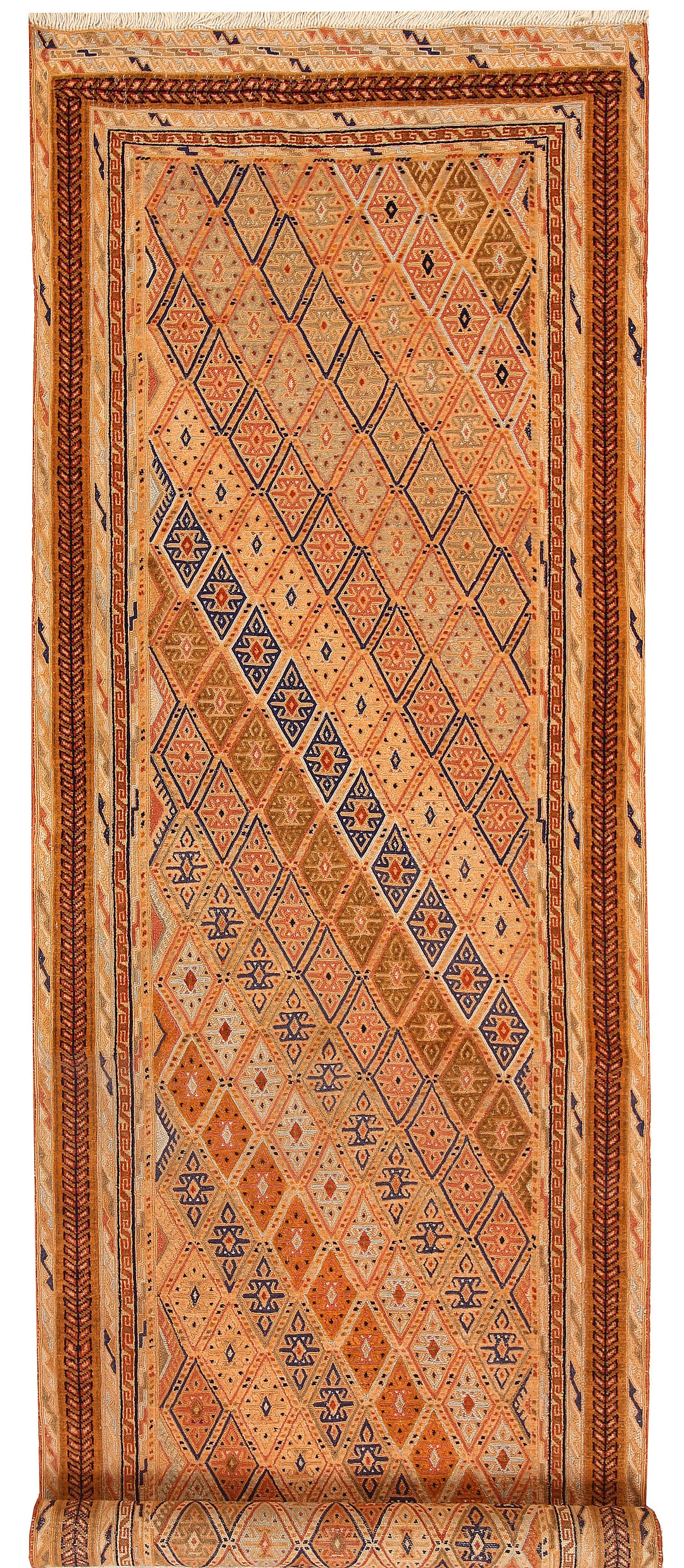 Afghan Mashwani Rug 2' 8" x 9' Hand-Knotted