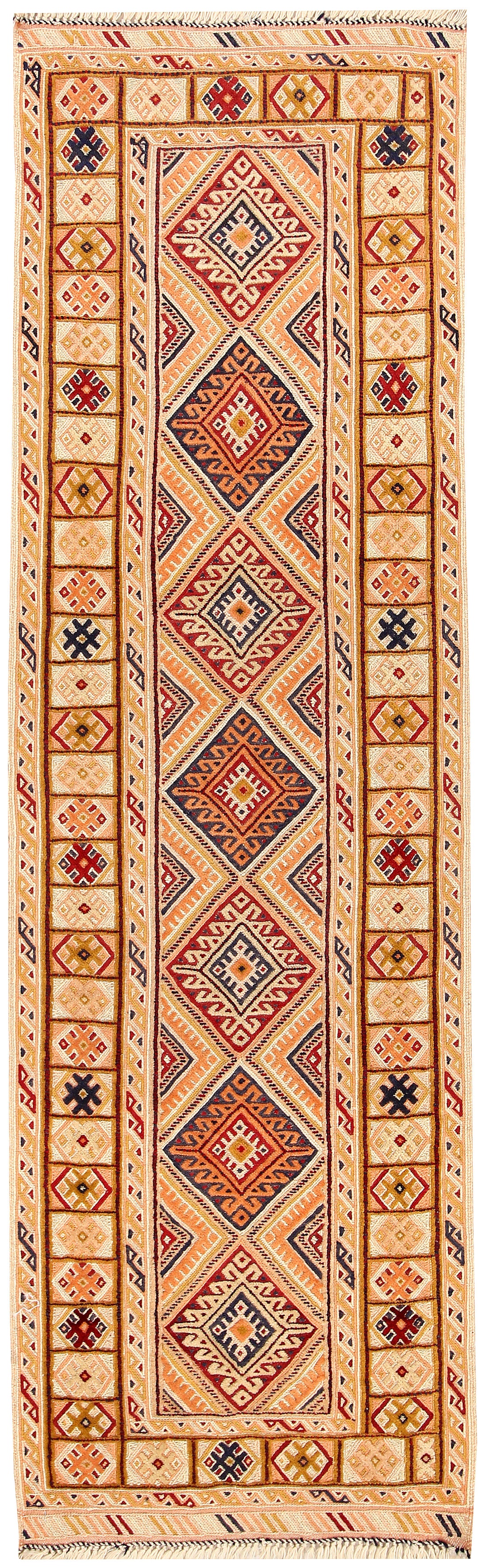Afghan Mashwani Rug 1' 10" x 6' 1" Hand-Knotted