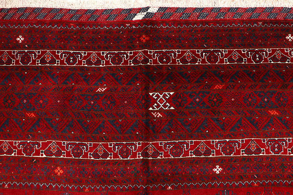 Firebrick Bokhara 6' 8 x 9' 5 - No. 63420 - ALRUG Rug Store