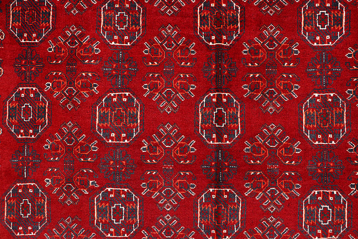 Firebrick Bokhara 6' 8 x 9' 5 - No. 63420 - ALRUG Rug Store