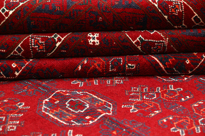 Firebrick Bokhara 6' 8 x 9' 5 - No. 63420 - ALRUG Rug Store