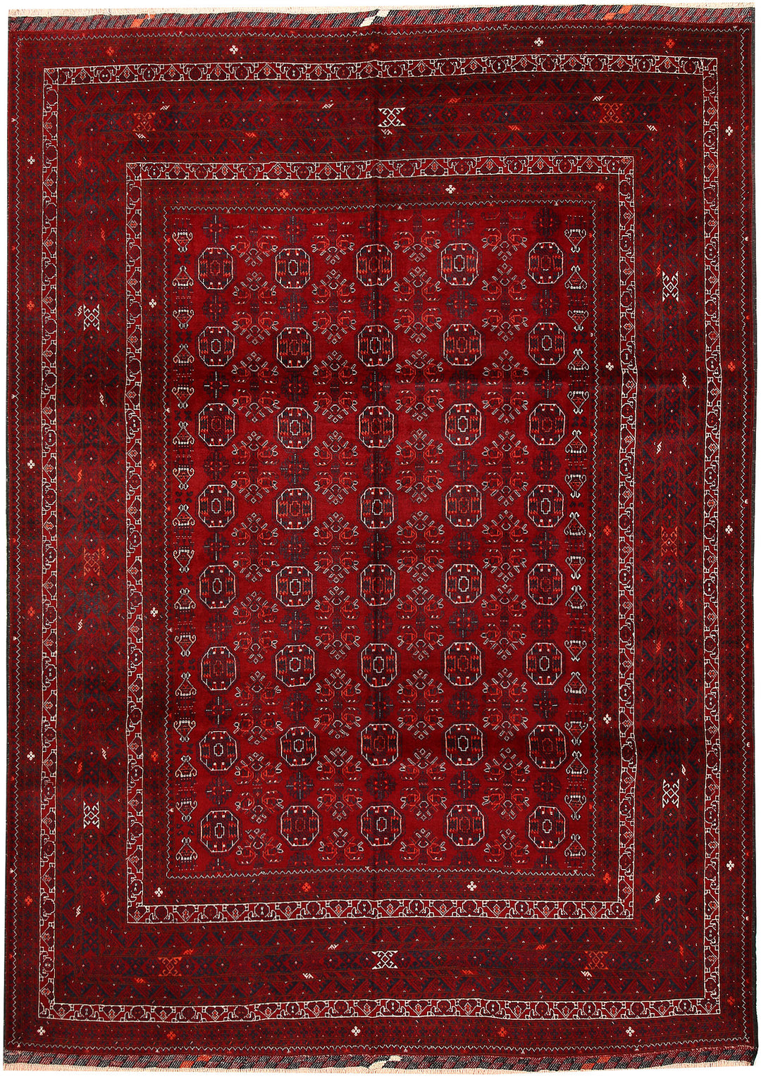 Firebrick Bokhara 6' 8 x 9' 5 - No. 63420 - ALRUG Rug Store