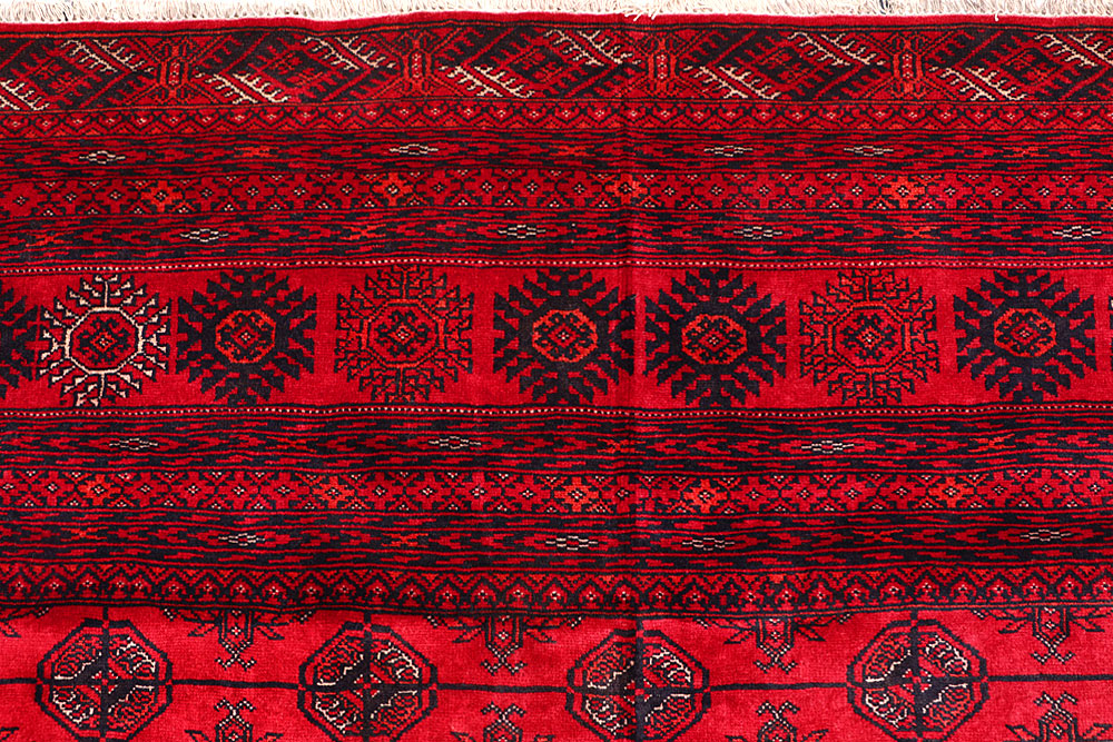 Firebrick Bokhara 6' 9 x 9' 5 - No. 63421 - ALRUG Rug Store
