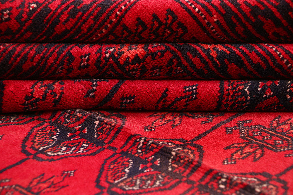 Firebrick Bokhara 6' 9 x 9' 5 - No. 63421 - ALRUG Rug Store